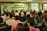 Alunos e Alunas do Curso de Educação Física da FACSUL Participaram da Semana do Profissional de Educação Física que reuniu 800 profissionais.